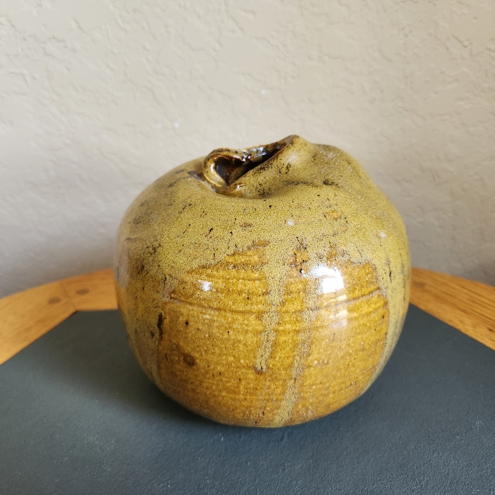 Vintage Studio Pottery Glazed Stoneware Vase